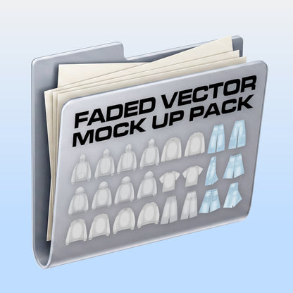 faded vector mock up pack