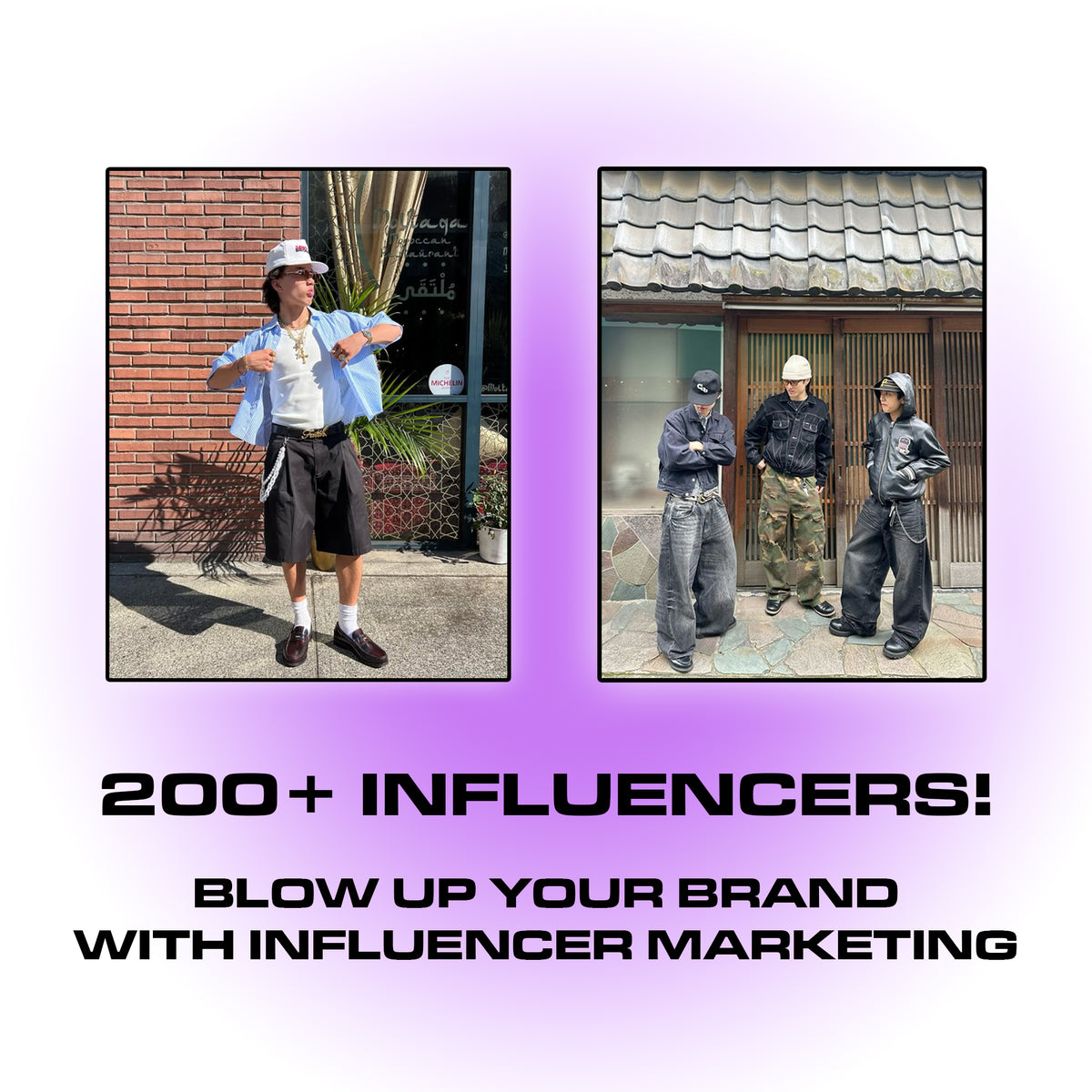 influencer & promo list