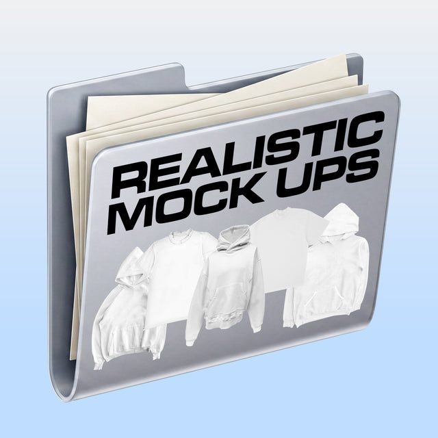 realistic clothing mock up pack