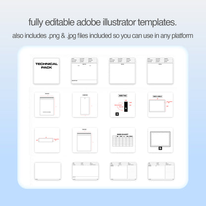 cela tech pack template
