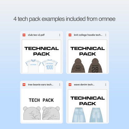 cela tech pack template