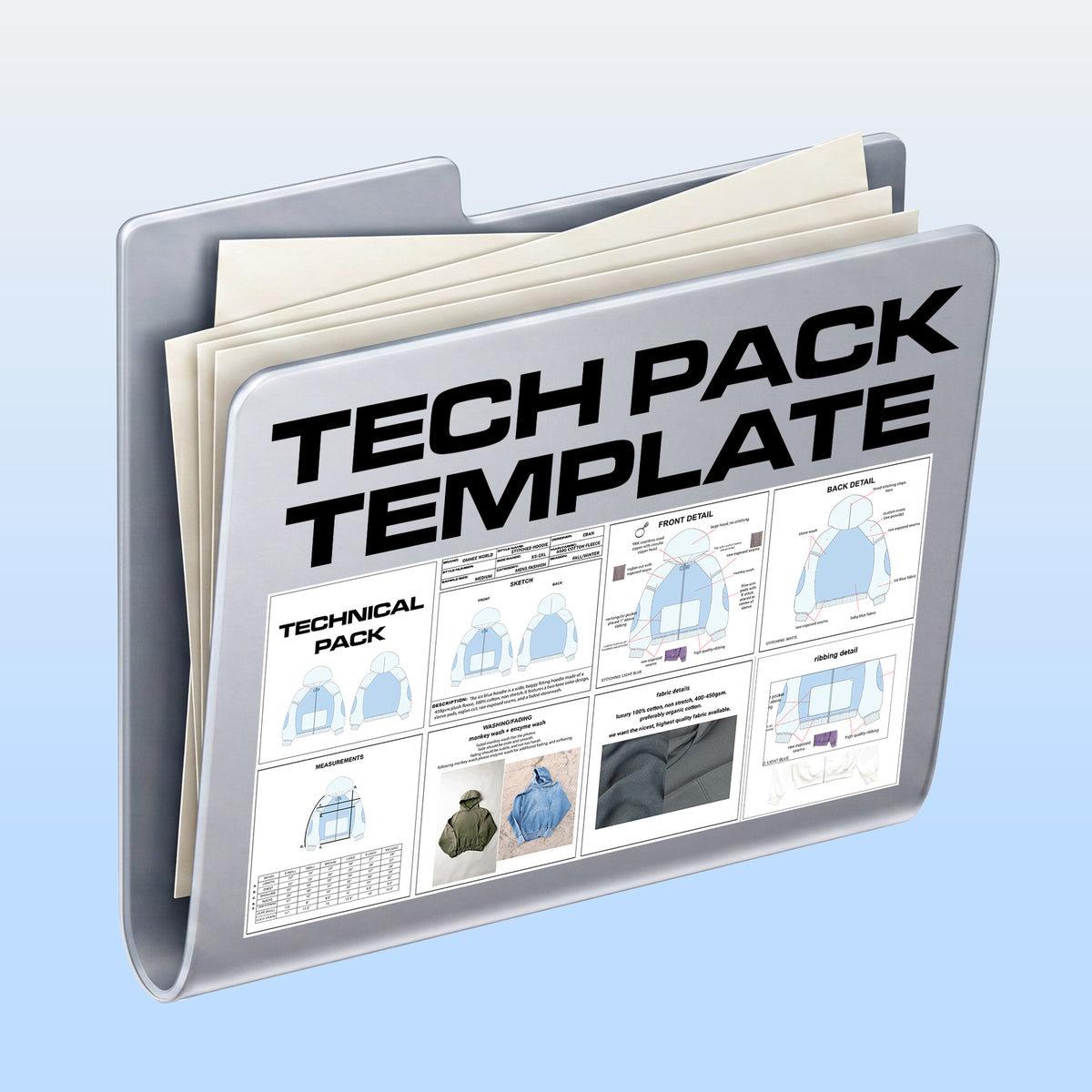 cela tech pack template