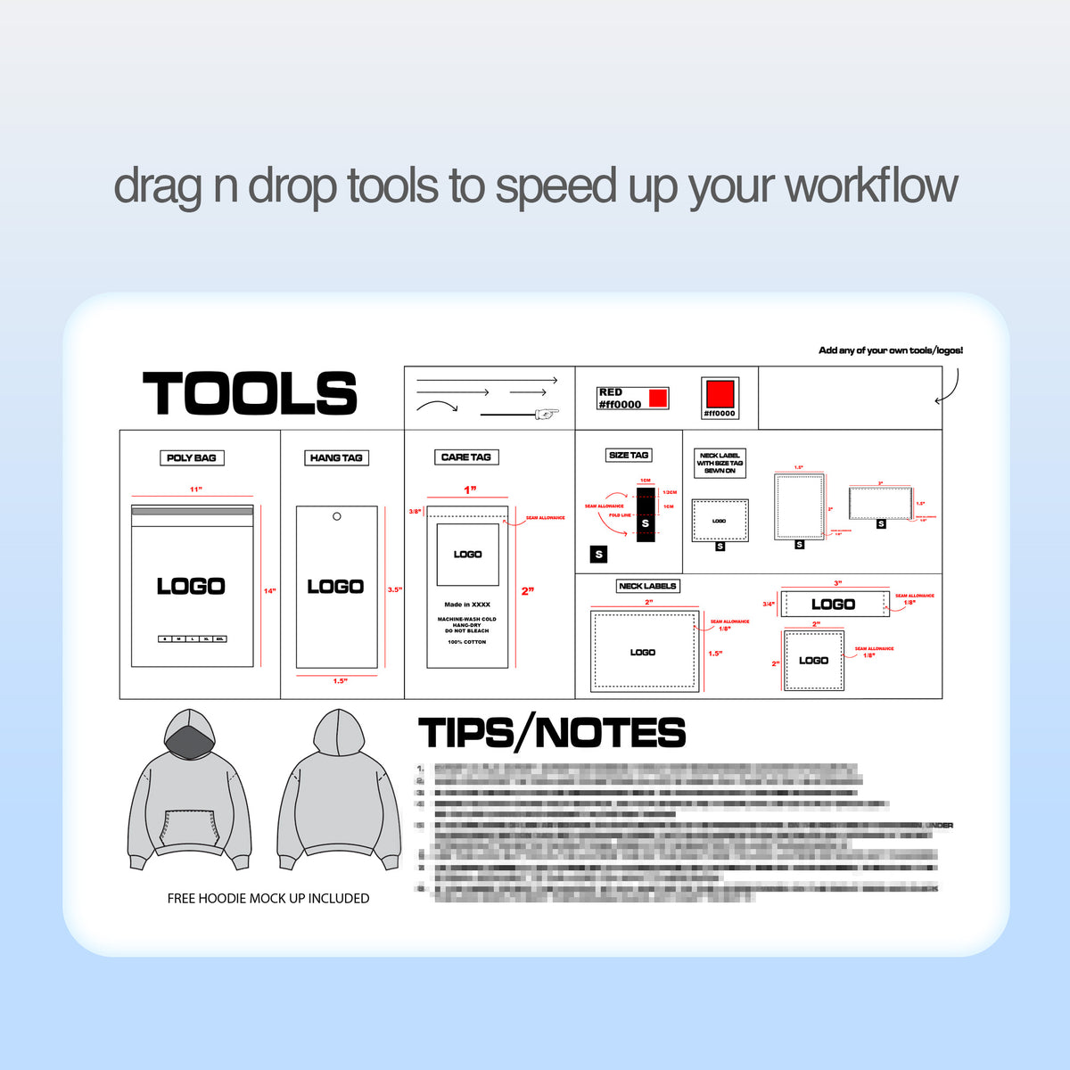 cela tech pack template